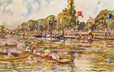 River Thames: Varsity Barges, Oxford