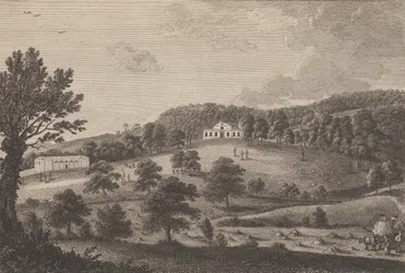 A View of the Lodge in the South Park, near Penshurst in the County of Kent