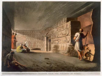 Subterranean Chamber near the Pyramids at Giza, 1802