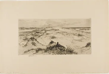 Looking Over the Sand Dunes - Easthampton