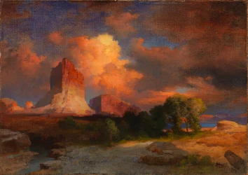 Sunset Cloud, Green River, Wyoming