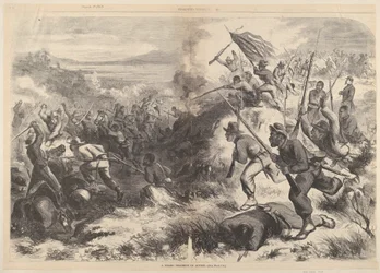 A Black Regiment in Action from Harper