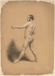 Archer, Nude Study