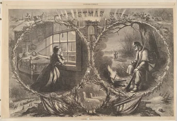 Christmas Eve, from Harpers Weekly