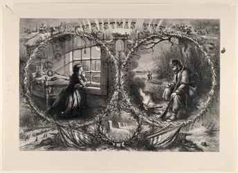 Christmas Eve published Harpers Weekly, January 3, 1863