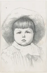 Portrait of a Child Cyril Nast, after 1879