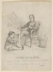 Study for Cartoon, "Editor