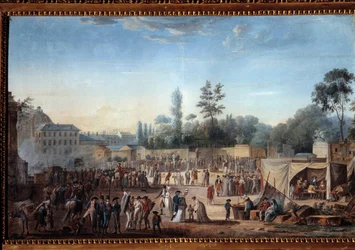 View of the Tuileries and the Place de la Revolution