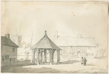Abbots Bromley Tudor - Market Cross and House