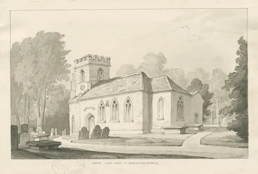 Barlaston Church, 1838
