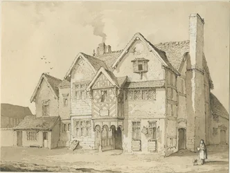 Stafford - [Old Houses in Crabbery Lane]