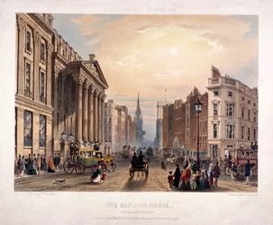 Mansion House and Cheapside, London