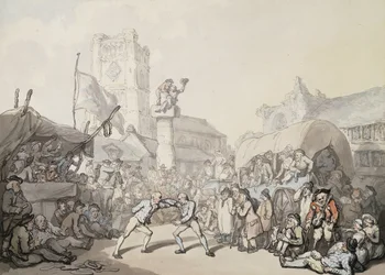 A Cornish Wrestling Match