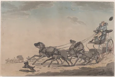 A Four-in-Hand, or The Runaway Carriage