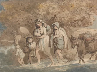 A Potter Returning from Market