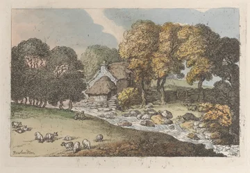A Watercourse, from Views in Cornwall