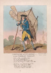 Aerostation out at Elbows or the Itinerant Aeronaut, pub. 1785