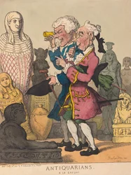 Antiquarians a la Greque, pub. 1805