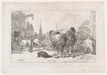 Brewers Drays, from A New Book of Horses and Carriages