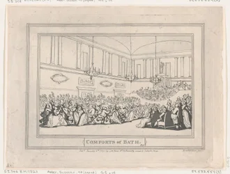 Comforts of Bath, Plate 10, January 6, 1798