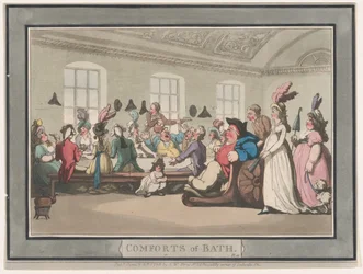Comforts of Bath, Plate 11
