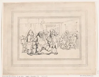 Comforts of Bath, Plate 1, January 6, 1798