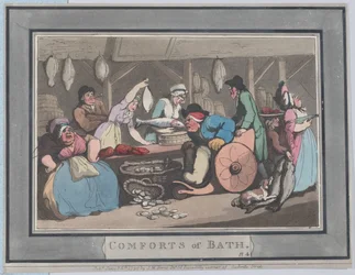 Comforts of Bath, Plate 4