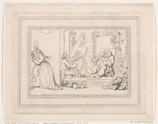 Comforts of Bath, Plate 6, January 6, 1798