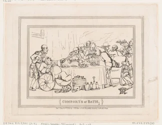 Comforts of Bath, Plate 9