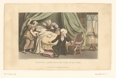 Doctor Syntax Mourns His Deceased Wife