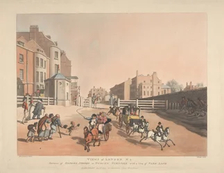 Entrance of Oxford Street or Tyburn Turnpike (No.4)