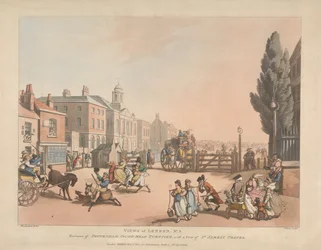 Entrance of Tottenham Court Road Turnpike (No.3)