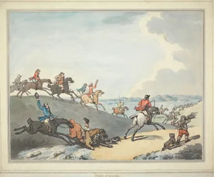 Fox-Hunting [set of six]: 2. The Chase