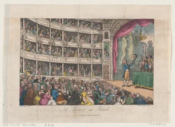 Frontispiece, from A Lecture on Heads by George Alexander Stevens, April 1808