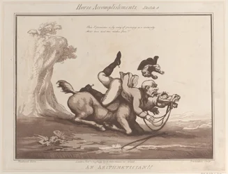Horse Accomplishments, Sketch 8: An Arithmetician !!, August 1, 1799