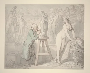 Joseph Nollekens in His Studio