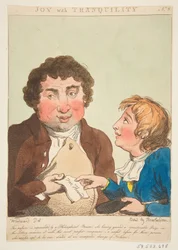 Joy with Tranquility, Le Brun Travested, or Caricatures of the Passions