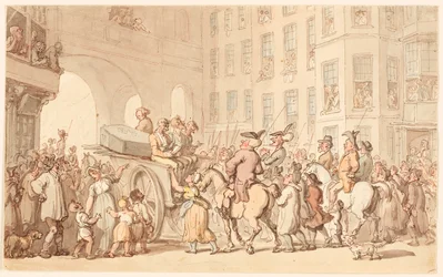 London Scene: Malefactors on Their Way to Tyburn