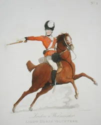 London and Westminster Light Horse Volunteer, plate 1 from 