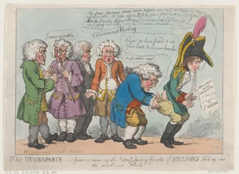 Nap Buonaparte in a Fever on Receiving the Extraordinary Gazette of Nelson