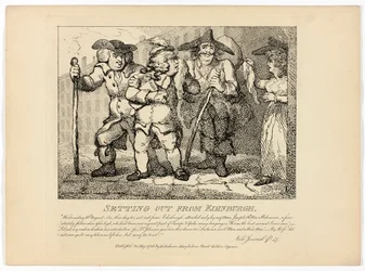 Setting Out from Edinburgh, from Boswell