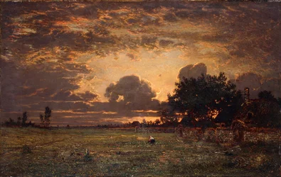 Sunset over the Plain of Barbizon