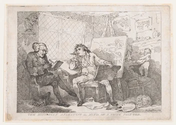 The Historian Animating The Mind of A Young Painter, 1784