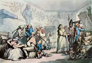 The Interior of a French Barracks, 1787, 1929