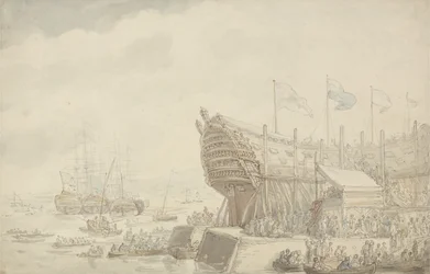 The Launching of H.M.S. 