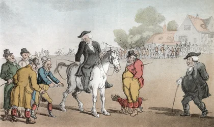 The Vicar Selling His Horse, Illustration from 