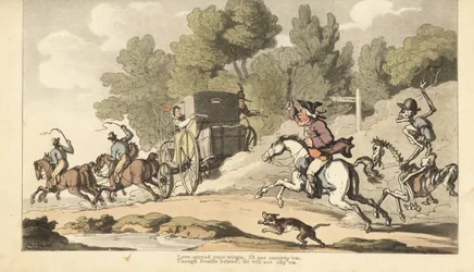 The Skeleton of Death Joins an Irate Father Trying to Stop His Daughter Eloping