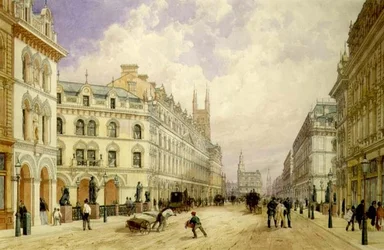 Holborn Viaduct looking East, City of London