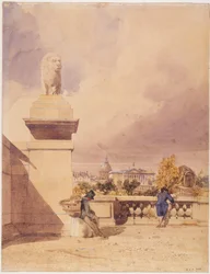 The Pont de la Concorde and the Chamber of Deputies, View Taken from the Terrace of the Tuileries