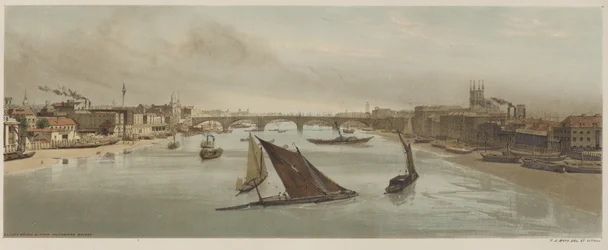 London As It Is: London Bridge, from Southwark Bridge